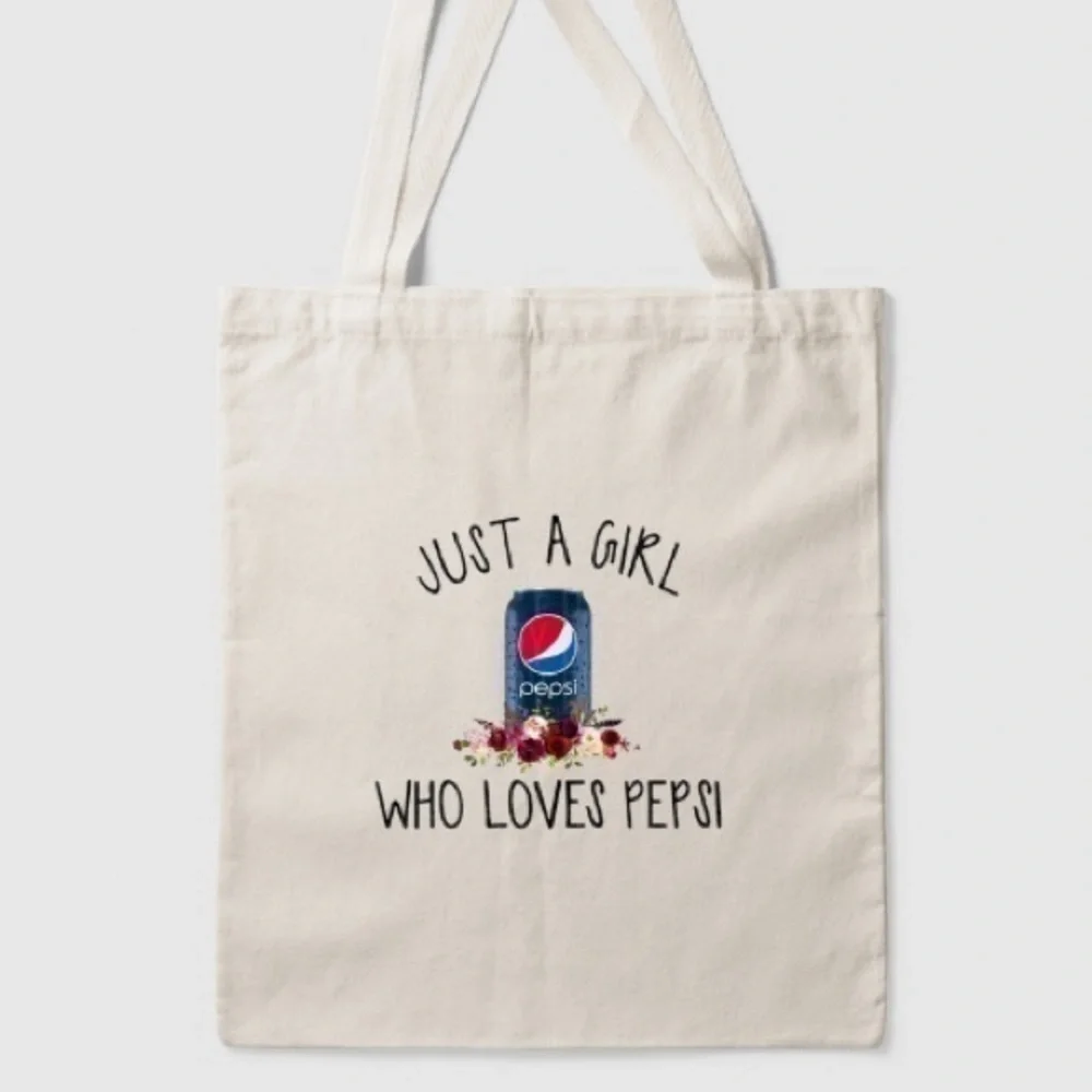 Just A Girl Who Loves Pepsi Tote Bag